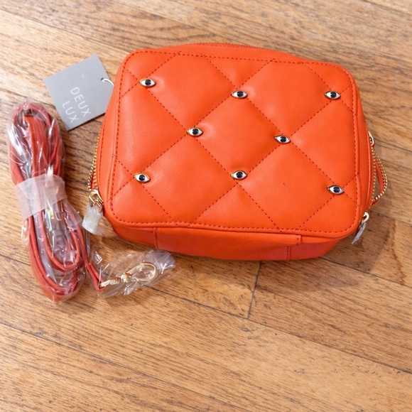 Deux Lux Handbags - Deux Lux Evil Eye Mini Crossbody Bag | Orange | Gold Hardware | NWT